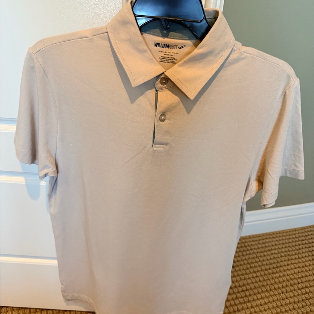 William Rast Beige Polo Shirt for Men